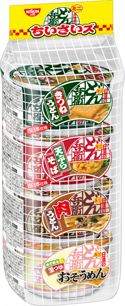 日清のどん兵衛 ちいさいズ4食パック