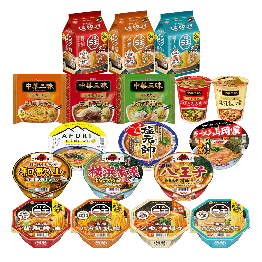 カップ麺・袋麺バラエティ18種セット(賞味期限:2026年04月30日)